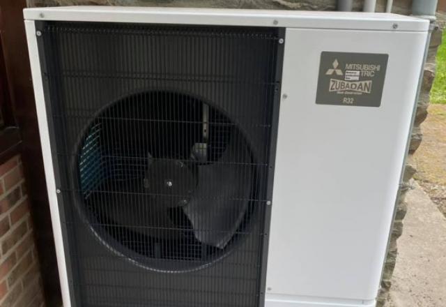 Mise en service d’une pompe à chaleur Mitsubishi Zubadan