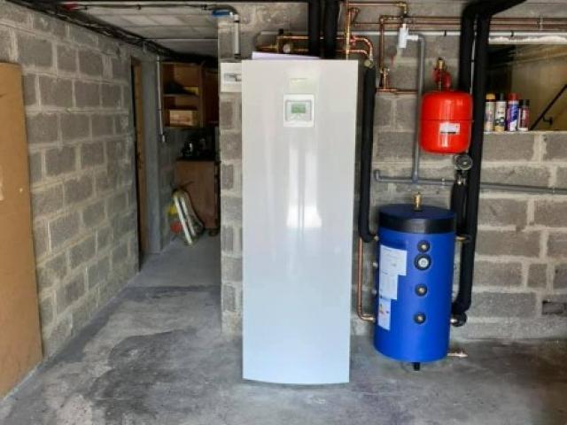 Installation pompe a chaleur Bosh avec production d’eau chaude 