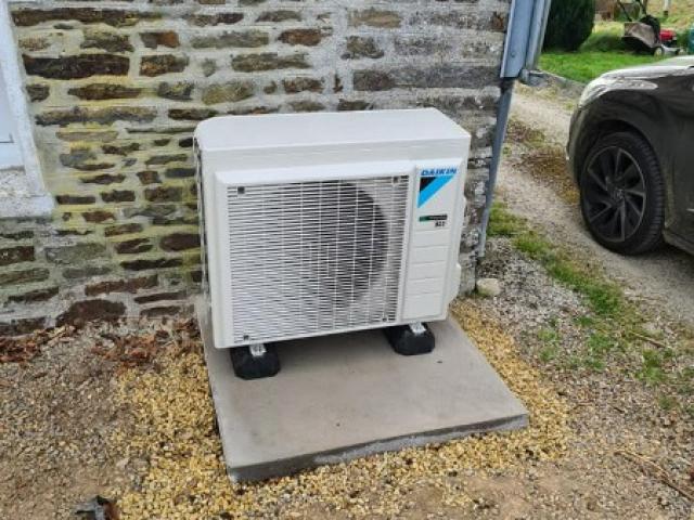 Pompe à chaleur daikin en remplacement d’une chaudière fioul